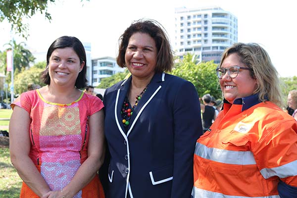 Natasha Fyles, Leanne Liddle and Nicole Brown.