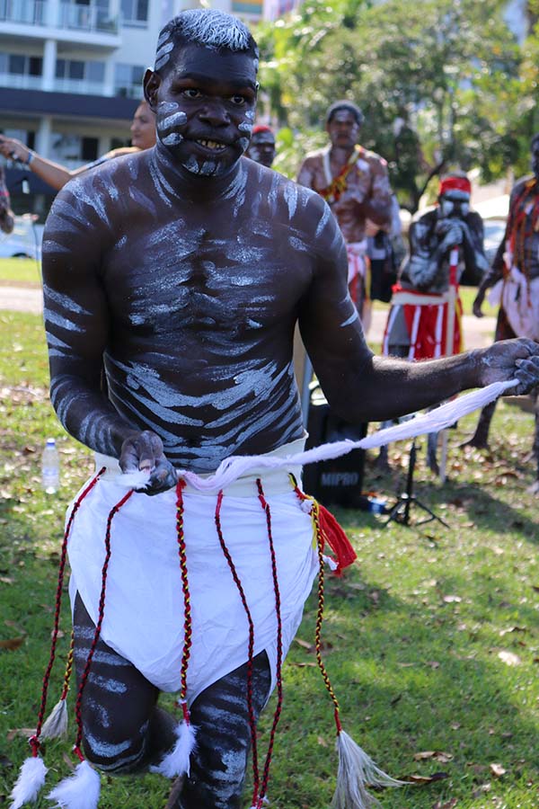 One Mob dancer from Darwin Correctional Centre.